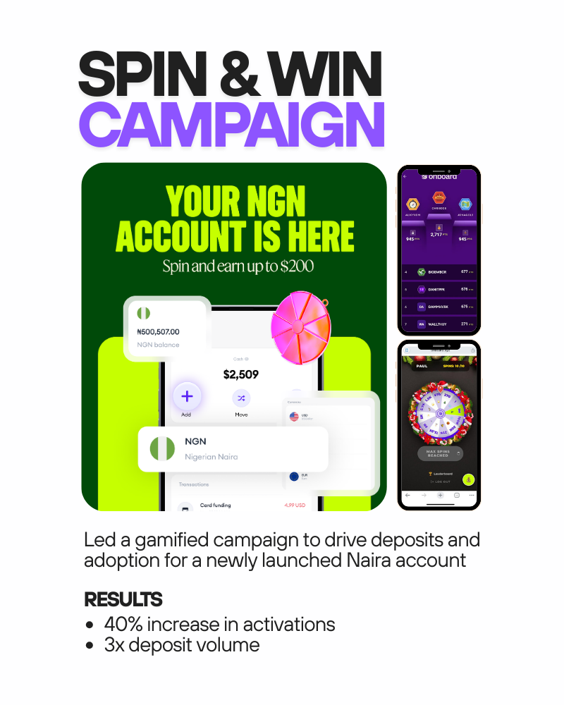 Spin and Win Campaign